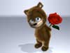 Valentine E-cards: Valentine bear
